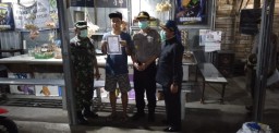 Forkopimka Porong patroli beri Himbauan pada warga hindari kerumunan