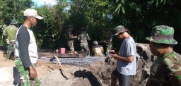 Warga Tlogosari Terkesima Puluhan Prajurit TNI Serbu Plengsengan