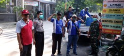 Tiga Pilar Kelurahan Pucang Anom melaksanakan pencegahan virus corona