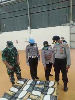 Sidak Forkopimda Sidoarjo di Bulog Subdrive V Sby di Kecamatan Buduran