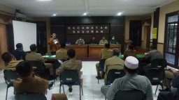Rakor pembentukan gugus tugas di Kec. Buduran