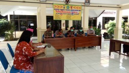 Danramil Sedati hadiri Rakor pembentukan posko gugus tugas