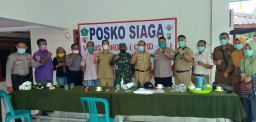 Pantau Posko Siaga Covid-19,Minta Petugas dan Warga Jaga kesehatan