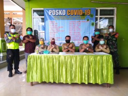 Babinsa Desa Semampir Pelda A Chusaini Hadir Dalam Pembentukan Posko P