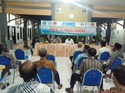 Danramil berserta Forkopimka Rakor dalam menyambut bulan suci Ramadhan