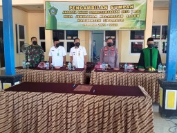 Forkopimka Jabon Hadiri Pelantikan BPD Desa Jemirahan