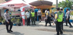 Kunjungan Kapolresta Sda ke Posko PSBB di Wil. Krembung