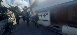 APEL GABUNGAN PENYEMPROTAN DISINFEKTAN DAN PEMBAGIAN MASKER