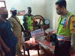 Babinsa Ramil 12 Prambon hadiri musdes khusus penetapan penerima BLT