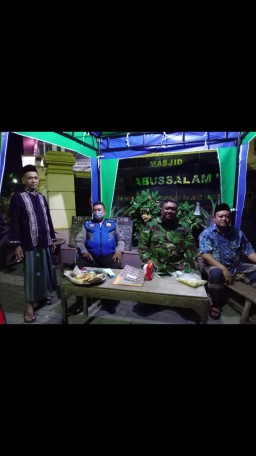 Pelda Akhmad Ali Laksanakan Chek Point di Ds Tambak Rejo Kec. Krembung