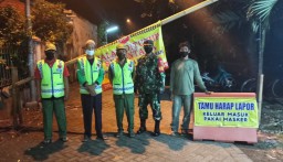 Putus rantai penyebaran Covid-19,Babinsa Prambon patroli di wilayah