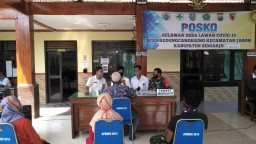 Posramil Koramil Jabon, Kawal Pendistribusian Bantuan Langsung Tunai
