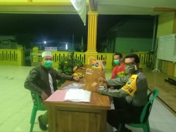 Danramil 0816/12 Prambon kunjungi Posko Covid-19 Desa Bendotretek