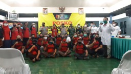 Kapolresta Sidoarjo dan Forkopimda Buduran lounching Desa Tangguh
