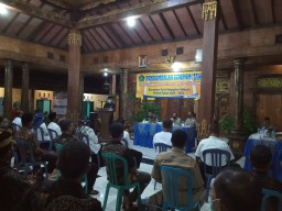 Danramil 0816/11 Tarik Menghadiri Pelantikan BPD