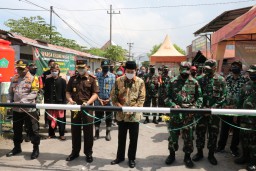 Danrem 084/BJ Hadiri Lounching Kampung Tangguh Dsn Semampir Krian