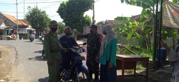 Koramil 0816/07 Krembung Babinsa Ikut Laksanakan Kegiatan Check Point