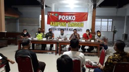 Babinsa Koramil 18 Sedati Hadiri Pembentukan Kampung Tangguh Sedati.