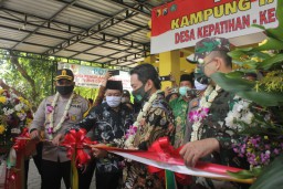 Dandim 0816/Sidoarjo Dan Forkopimda Sidoarjo Launching Kampung Tangguh