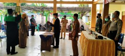 Danramil Tarik hadiri Pelantikan Penjabat PJ Kepala Desa Singogalih