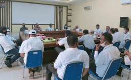 Babinsa Koramil 0816/06 Tanggulangin Hadiri Rapat dan Evaluasi PSBB