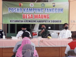 Danramil 0816/07 dan Forkopimka Sosialisasi kampung Tangguh di 2 desa