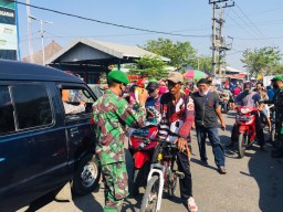 Kepedulian kodim 0816/ 04 porong kepada masyarakat kecamatan porong