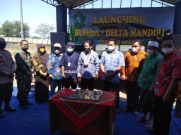 Danramil 0816/06 Tanggulangin Hadiri Louncing BUMDes "DELTA MANDIRI"