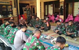 Sinergitas TNI dan Polri Dalam Acara Hut Bayangkara Ke-74 Tahun