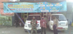 Babinsa dan Bhabinkamtibmas dan Bidan Desa Bersinergi Cegah Covid-19