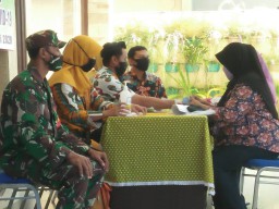 2 desa Sosialisasi Pembentukan Posko Kampung Tangguh di Kec. Krembung