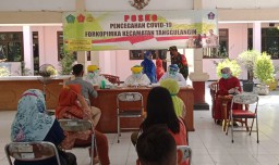 Babinsa Koramil 0816/06 Tanggulangin Mlaks giat Pendampingan Rapidtest