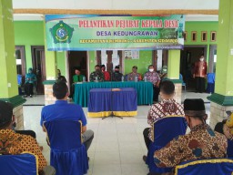 Batituud Ramil 0816/07 Hadiri Pelantikan PJ Kades Kedung Rawa