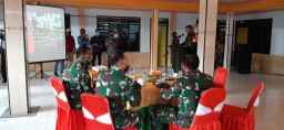 Dansatgas TMMD 108 Kodim Tulungagung Berikan Paparan kepada Tim Wasev