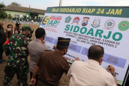 Kodim 0816 Sidoarjo Launching Sidoarjo Siap 24 Jam
