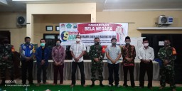 Koramil 0816/10 Balongbendo Gelar Cangkrukan Bela Negara