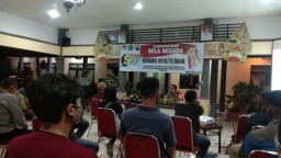 Forkopimka Tarik Gelar Cangkrukan Bela Negara Bersama Warga