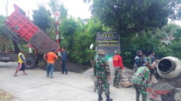 Warga Desa Ngepoh Dapat Solusi Pembangunan dari TMMD