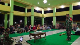 KORAMIL 0816/13 WONOAYU LAKSANAKAN KEGIATAN CANGKRUKAN BELA NEGARA