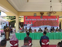 Danramil0816/07 Krembung Hadiri Lounching 12 Kampung Tangguh di Wilaya