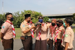 Mantapkan Belanegara, Kodim 0816/Sidoarjo ajarkan materi pramuka