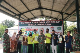 Kodim 0816/Sidoarjo adakan lomba cerdas cermat belanegara