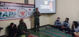Koramil 0816/03 Buduran sosialisasi wawasan kebangsaan bersama Kartar