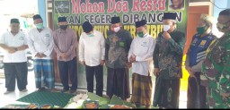 Batituud Krembung Hadiri Peletakan Batu Pertama Kantor MWC NU