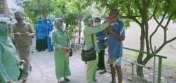 Tiga Pilar Forpimka Tanggulangin Sukseskan Lounching Jatim Bermasker