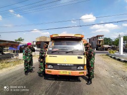 Koramil 0816/12 Prambon bersama BKO lakukan pengawasan pendisilpinan