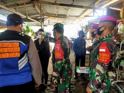 Operasi Tertib Masker digelar oleh Tiga pilar Tim Gabungan Buduran
