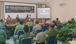 Danramil 0816/06 Tanggulangin Hadiri Rapat Koordinasi Trantibum