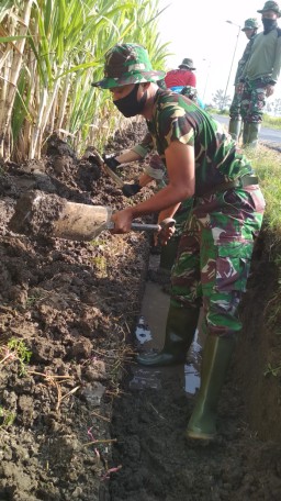 TMMD Prioritaskan pembangunan penyanggah jalan penghubung antar Desa