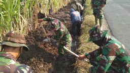 Hari ke 4, Satgas TMMD aktifkan pengerjaan penyangga jalan